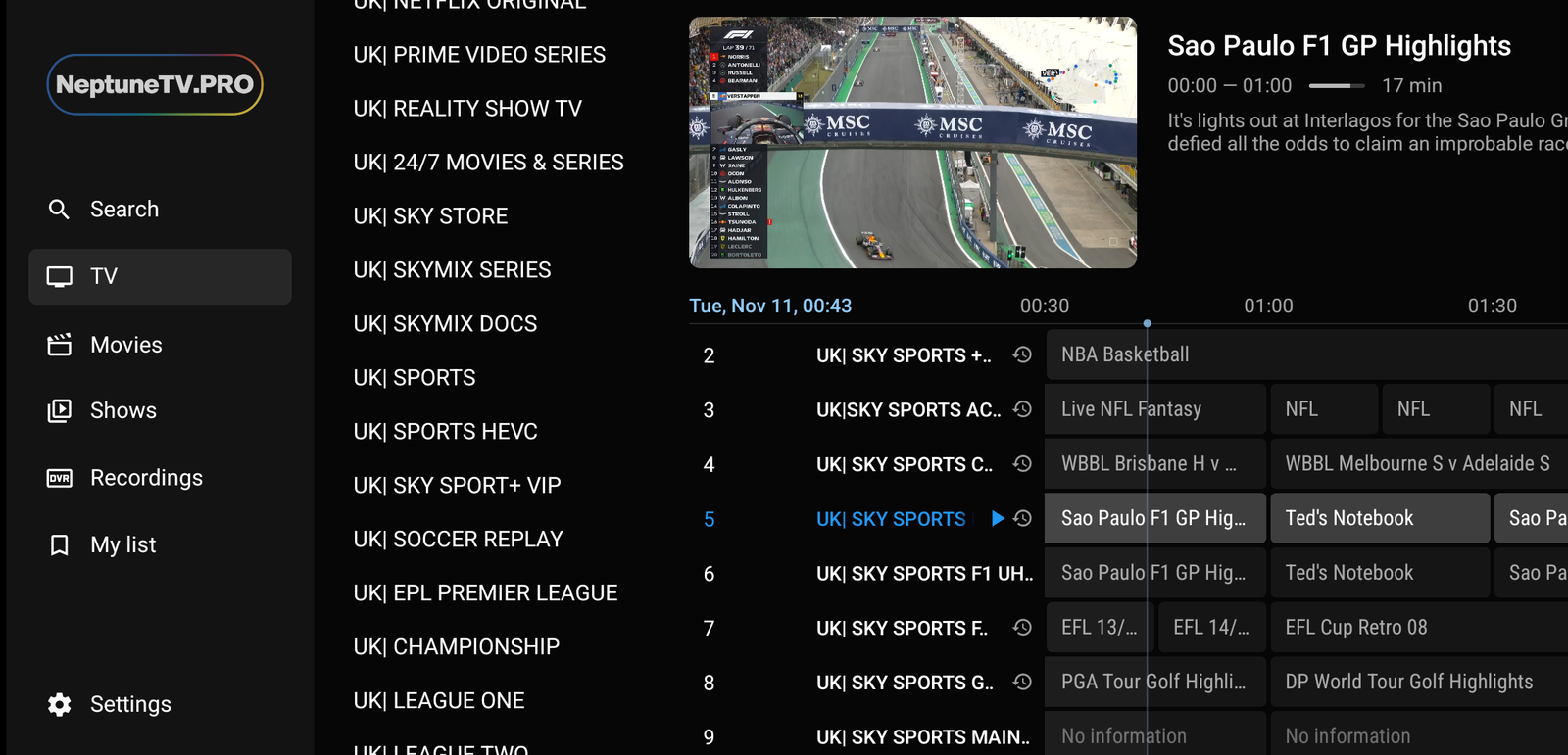 App #1 Interface